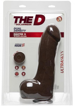 The Master D W/balls 12 Chocolate Adult Toy