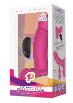 Pegasus Realistic Dildo W/balls Pink Best Adult Toys