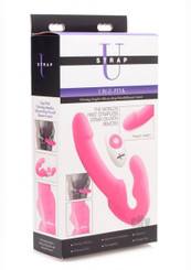 Strap U Strapless W/remote Pink Adult Sex Toy