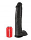 King Cock 15 inches Cock - Black Adult Toys