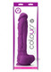 Colours Pleasures Dildo 10 Purple Sex Toy
