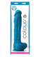 Colours Pleasures Dildo 10 Blue Sex Toys