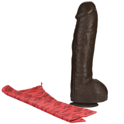 Bam Huge Realistic Cock 13 Inch Brown Adult Sex Toy