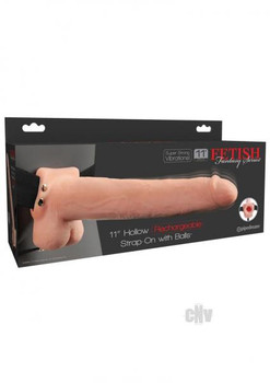Ff Hollow Recharge Strapon W/ball 11 Fl Best Sex Toys