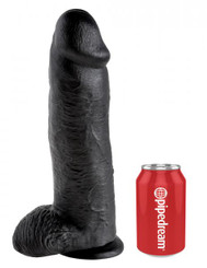 King Cock 12 inches Cock - Black Best Sex Toys