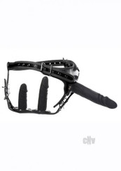 Strict Dbl Pen Strap On Harness Black by XR LLC