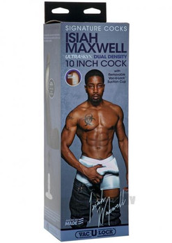 Signature Cocks Isiah Maxwell 10 inches Ultraskyn Cock Adult Sex Toys