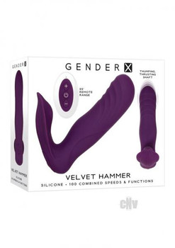 Gx Velvet Hammer Purple Adult Toys