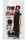 The Master D W/balls 10.5 Chocolate Sex Toy