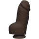 The D Fat D 8 inches With Balls Ultraskyn Brown Dildo Adult Toys