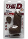 The D Fat D 8 inches With Balls Ultraskyn Brown Dildo by Doc Johnson - Product SKU CNVEF -EDJ -1700 -88 -2