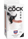 King Erection Strap On Harness 8 inches Dildo Beige by Pipedream Products - view 4