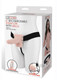 Lux F Recharge Strap On W/balls 6 Flesh by Hustler