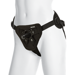 Vac-U-Lock Corset Harness - Black by Doc Johnson