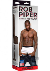 Rob Piper Ultraskyn 10.5 inches Penis Brown Dildo by Doc Johnson