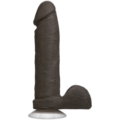 The Realistic Penis Ultraskyn 8 inches - Brown by Doc Johnson