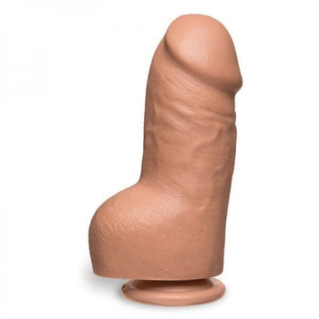 The D Fat D 8 inches With Balls Firmskyn Beige Dildo Adult Sex Toy