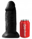 King Cock 10 inches Chubby Dildo - Black Best Sex Toys