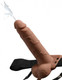 Fetish Fantasy 7.5 inches Hollow Fluid-compatible Strap On with Balls Tan by Pipedream Products - view 4