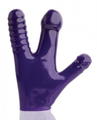 Claw Pegger Glove Eggplant Purple Adult Sex Toy