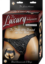 The Luxury Harness Deluxe Ed Black Adult Toys