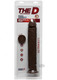 The D Realistic D 12 inches Chocolate Brown Dildo by Doc Johnson - Product SKU CNVEF -EDJ -1700 -48 -2