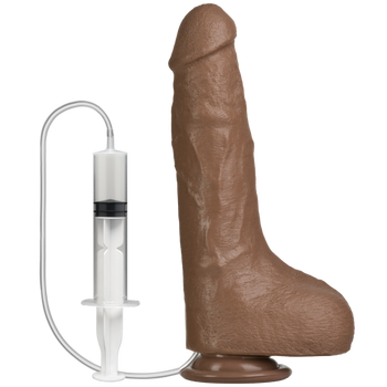 Squirting Realistic Cock Brown Dildo Sex Toy