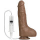 Fluid-compatible Realistic Penis Brown Dildo by Doc Johnson