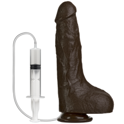 The Squirting Realistic Black Dildo Sex Toy For Sale