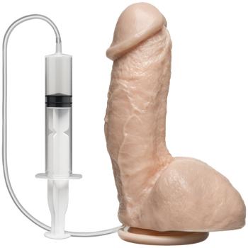 The Amazing Squirting Realistic Cock Beige Adult Sex Toy