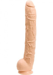 Penis Rambone 16.7 Inch Huge Dong Beige by Doc Johnson