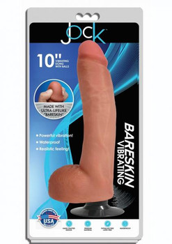 Jock Bareskin Vibe Dong W/balls 10 Van Sex Toy