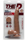 The D Realistic D 9 inches Slim Dildo with Balls Tan by Doc Johnson - Product SKU CNVEF -EDJ -1700 -38 -2