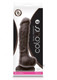 Colours Dual Density 8 inches Dark Brown Dildo by NS Novelties - Product SKU CNVEF -ENS0403 -29