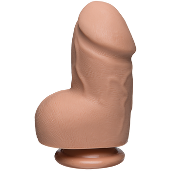 The D Fat D 6 inches With Balls Ultraskyn Beige Dildo Adult Toy