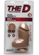The D Fat D 6 inches With Balls Ultraskyn Tan Dildo by Doc Johnson - Product SKU CNVEF -EDJ -1700 -77 -2