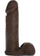 Vac-U-Lock 8 inches Ultraskyn Penis - Brown by Doc Johnson