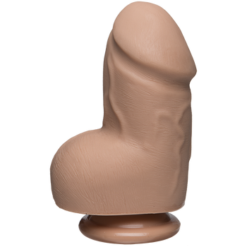 The D Fat D 6 inches With Balls Firmskyn Beige Dildo Sex Toys