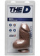 The D Fat D 6 inches With Balls Firmskyn Tan Dildo by Doc Johnson - Product SKU CNVEF -EDJ -1705 -77 -2