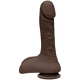 The D Super D 9 inches Dildo with Balls Chocolate Brown Sex Toys