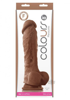 Colours Pleasures Dong 8 Brown Adult Toy