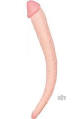 Maxx Men Curved Double Dong 15 inches - Beige by NassToys