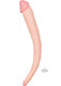 Maxx Men Curved Double Dong 15 inches - Beige by NassToys