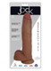 Jock Realistic Dildo W/balls 11 Caramel by Xr Curve