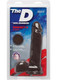 The D Perfect D 8 inches Dildo with Balls Chocolate Brown by Doc Johnson - Product SKU CNVEF -EDJ -1700 -30 -2