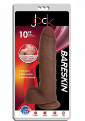 Jock Bareskin Dong W/balls 10 Caramel by Xr Curve