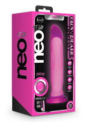 Neo Elite Gitd Marquee Dildo 8 Pink by Blush Novelties
