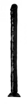 Hosed 19 Inches Realistic Anal Dildo Black by XR Brands