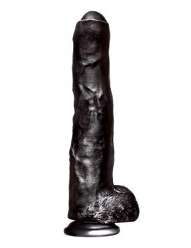 Falcon Unkut Big Black Penis Realistic Dildo by Icon Brands