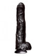 Falcon Unkut Big Black Penis Realistic Dildo by Icon Brands